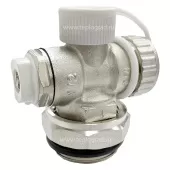 Регулируемый концевой фитинг TIM с дренажным вентилем и ручным воздухоотводчиком 1