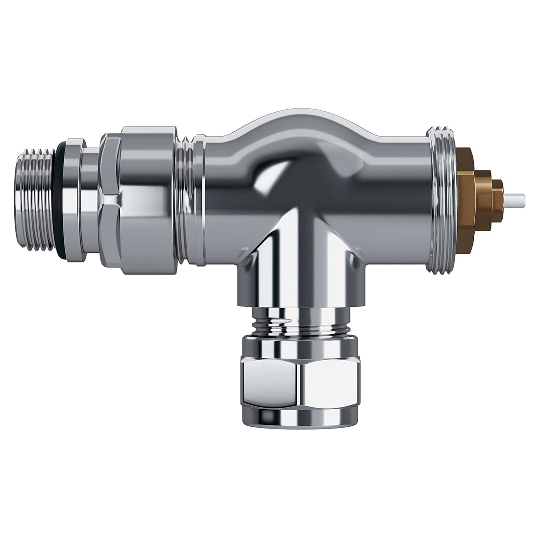 Набор термостатический осевой Royal Thermo Design Pro 15мм М30х1,5 (хром)