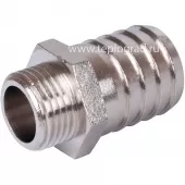 Штуцер 1/2x25 НР никелированный Stout Штуцер 1/2x25 НР никелированный Stout