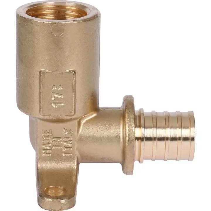 Угольник Stout с настенным креплением 20x1/2 с длинным нарезным патрубком