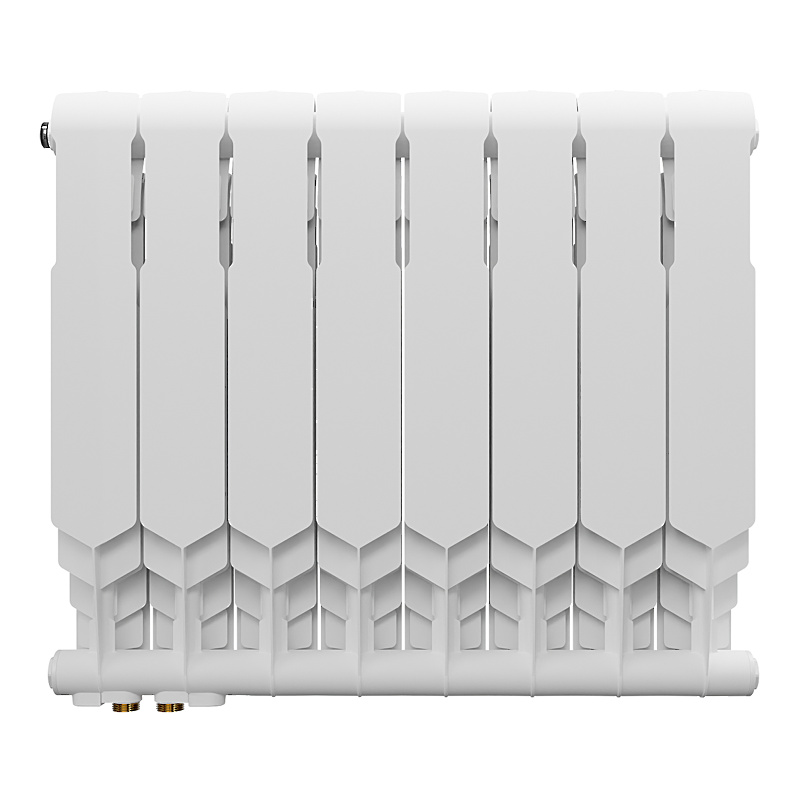 Биметаллический радиатор Royal Thermo Vittoria Super 500 2.0 VDR80 - 8 секций с нижним подключением