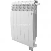 Биметаллический радиатор Royal Thermo BiLiner 500 Bianco Traffico VDR 6 секций с нижним подключением