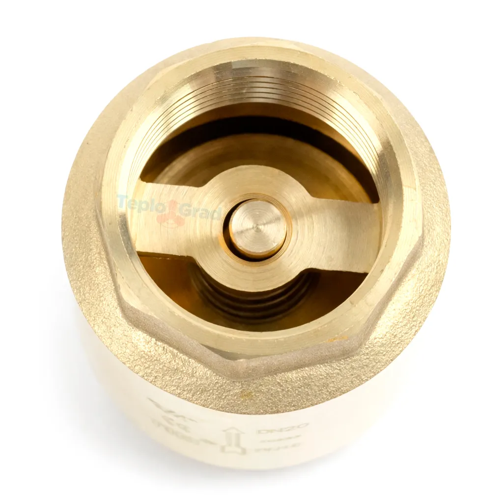 Обратный клапан TIM ВВ 3/4 с латунным штоком