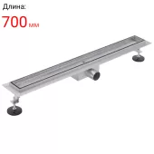 Душевой лоток TIM с решеткой под кладку плитки (сухой + гидрозатвор) (70*700мм) Душевой лоток TIM с решеткой под кладку плитки (сухой + гидрозатвор) (70*700мм)