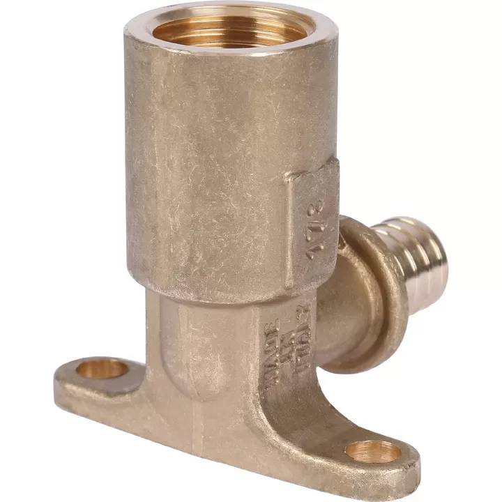 Угольник Stout с настенным креплением 16x1/2 с длинным нарезным патрубком