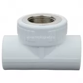 Тройник комбинированный TIM ВР 25x3/4 PP-R