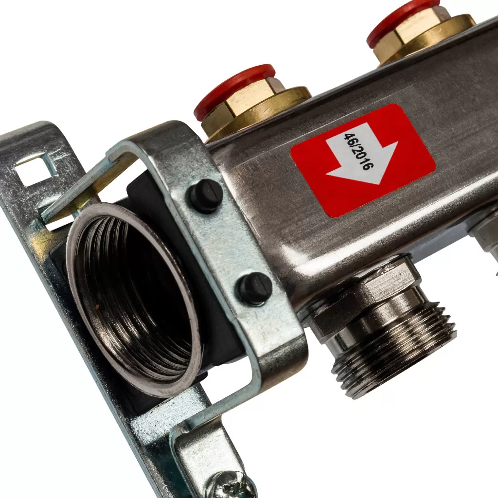 Коллектор Stout на 4 выхода из нержавеющей стали без расходомеров - SMS 0922 000004