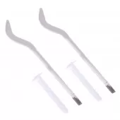 Комплект плоских кронштейнов с дюбелями 7,2x170мм, белые Royal Thermo