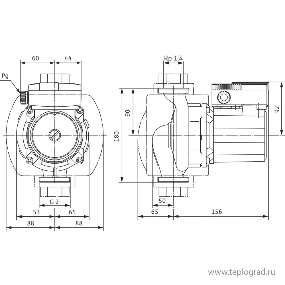 Циркуляционный насос Wilo TOP-S 30/4 EM PN6/10 1x230 Циркуляционный насос Wilo TOP-S 30/4 EM PN6/10 1x230