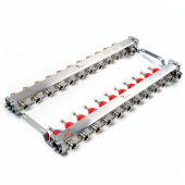 Коллектор из нержавеющей стали Wester MUFS с расходомерами на 12 выходов Коллектор из нержавеющей стали Wester MUFS с расходомерами на 12 выходов