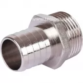 Штуцер 1x25 НР никелированный Stout