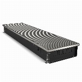 Конвектор внутрипольный Royal Thermo ATRIUM-110/300/1700-DG-U-NA с естественной конвекцией