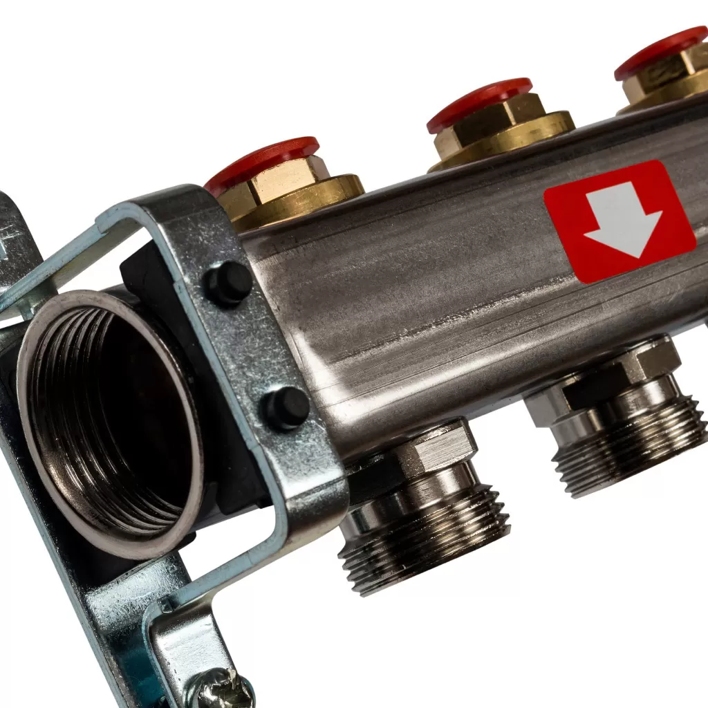 Коллектор Stout на 8 выходов из нержавеющей стали без расходомеров - SMS 0922 000008