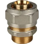 Переходник с наружной резьбой винтовой Stout 3/4x26
