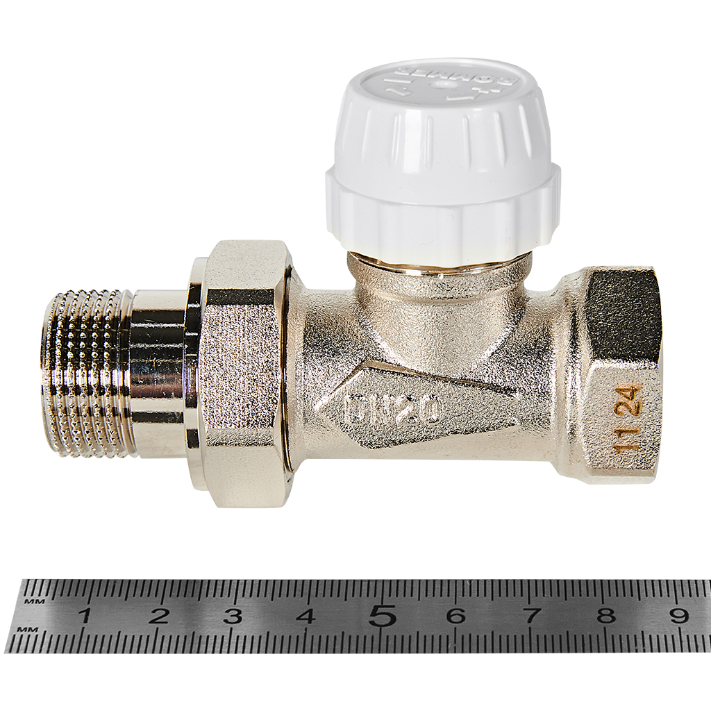 Клапан термостатический прямой Rommer 3/4