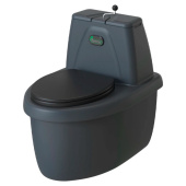 Торфяной туалет Rostok Comfort графит (биотуалет)