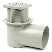 Трап Valfex 100x100 DN110 регулируемый, горизонтальный выпуск