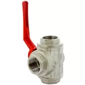 Шаровой кран трехходовой Itap 128 1 1/2 тип L Шаровой кран трехходовой Itap 128 1 1/2 тип L