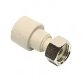 Муфта с накидной гайкой Wavin Ekoplastik 16x1/2 PP-R Муфта с накидной гайкой Wavin Ekoplastik 16x1/2 PP-R