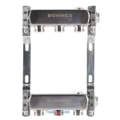 Коллектор Rommer для радиаторной разводки на 3 выхода Коллектор Rommer для радиаторной разводки на 3 выхода