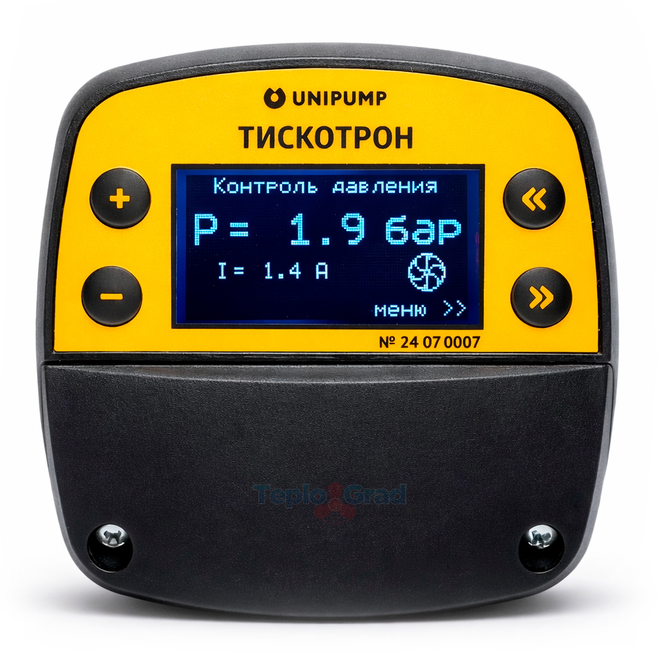 Реле давления воды Unipump ТИСКОТРОН 3 кВт электронное