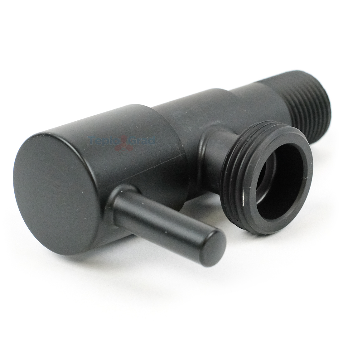 Кран угловой TIM 1/2x3/4 НР нержавеющая сталь (черный матовый) Кран угловой TIM 1/2x3/4 НР нержавеющая сталь (черный матовый)