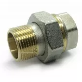 Американка прямая TIM 3/4 никелированная HJS033N