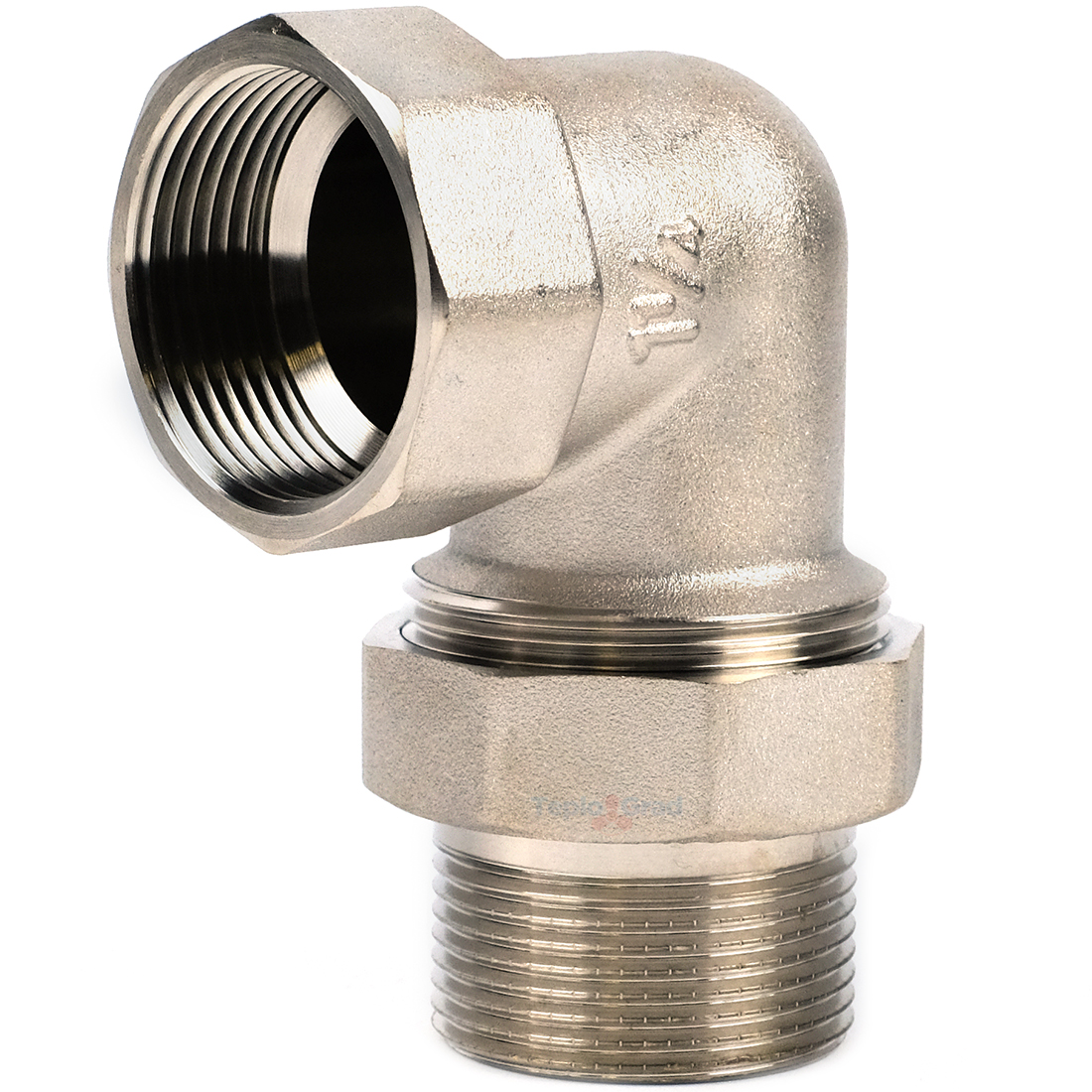 Разъемное угловое соединение (американка) Zeissler ВН 1 1/4