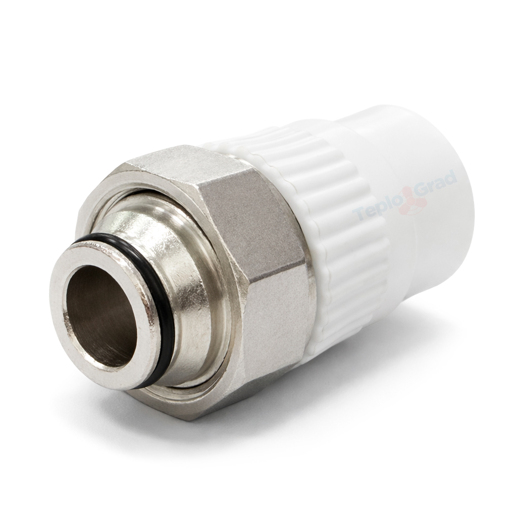 Муфта с накидной гайкой Pro Aqua 20x3/4 PP-R евроконус