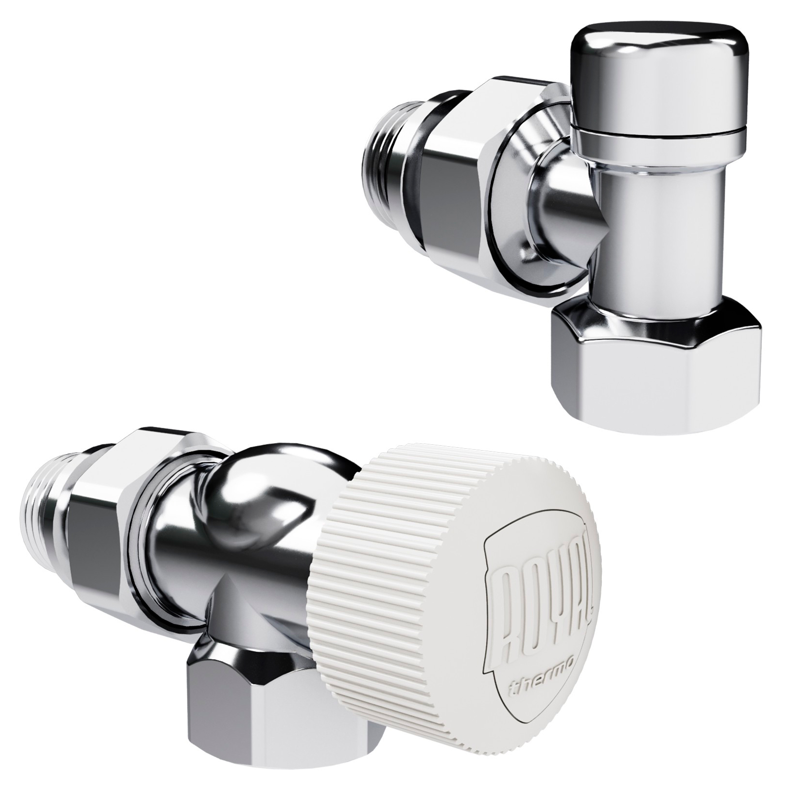 Набор термостатический осевой Royal Thermo Design 1/2" М30х1,5 (хром) Набор термостатический осевой Royal Thermo Design 1/2" М30х1,5 (хром)