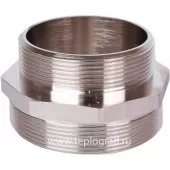 Ниппель переходной 3x2 1/2 НН никелированный Stout