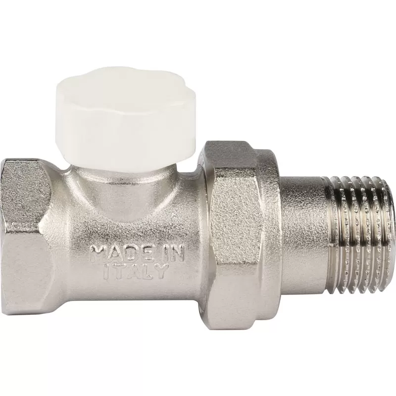 Клапан запорно-балансировочный прямой Stout 1/2 Клапан запорно-балансировочный прямой Stout 1/2