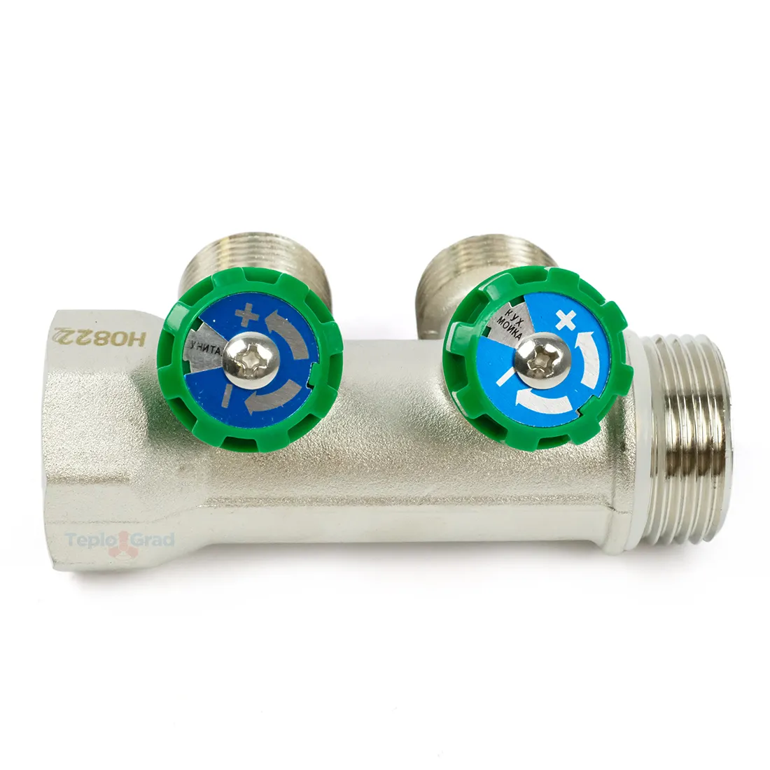 Коллектор TIM регулирующий под 45°, 1x3/4 на 2 выхода