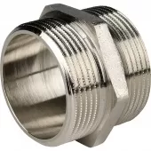 Ниппель 1 1/2 НН никелированный Stout