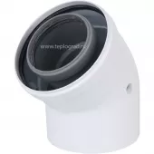 Коаксиальный отвод Baxi PPR 80/125 45° для конденсационных котлов