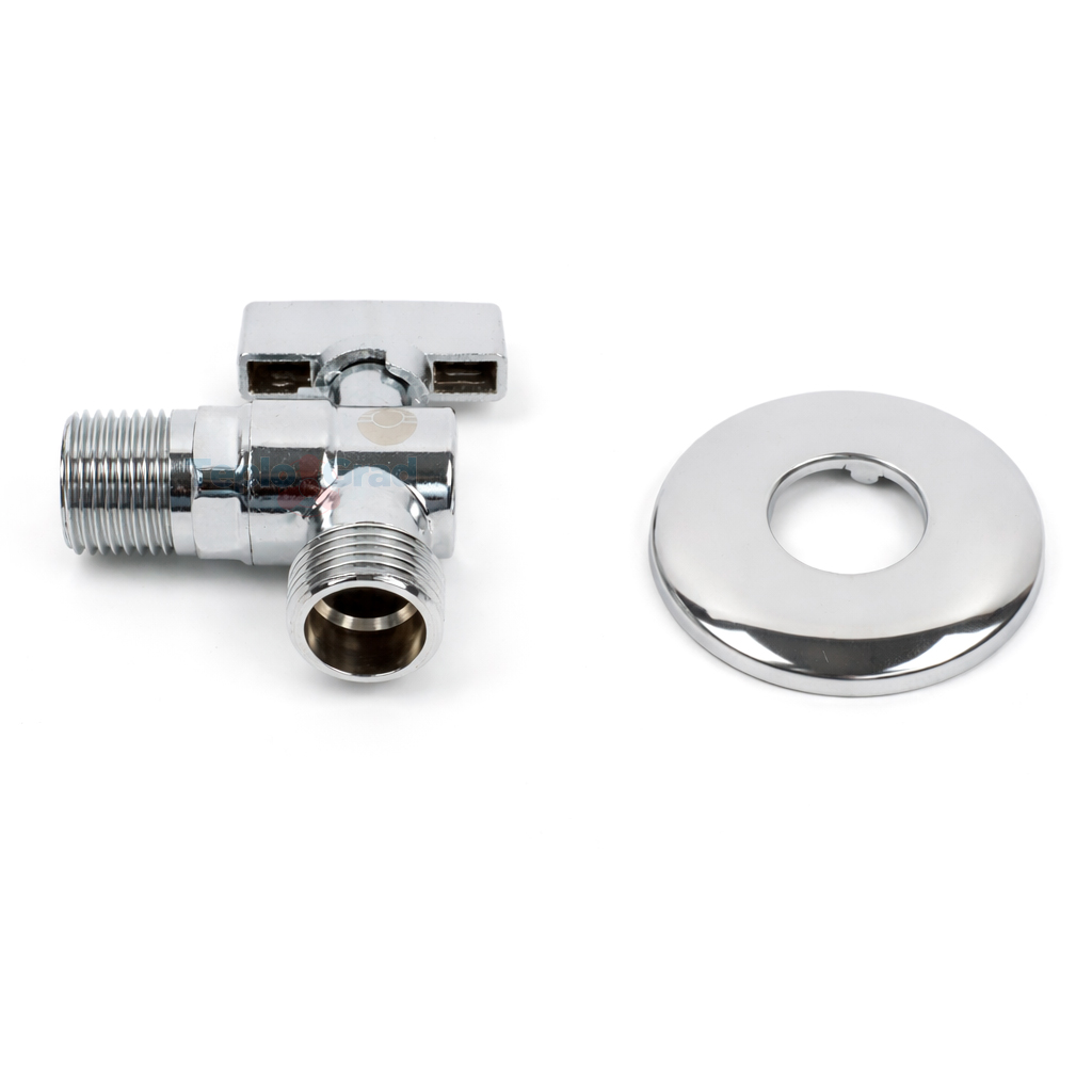 Кран шаровой угловой Valfex 1/2 НН для бытовой техники