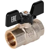 Шаровой кран Stout ВР-ВР 1/2 полнопроходной, ручка бабочка Шаровой кран Stout ВР-ВР 1/2 полнопроходной, ручка бабочка