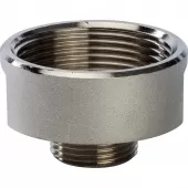 Муфта переходная 1 1/2x3/4 ВН никелированная Stout