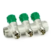 Коллектор TIM регулирующий под 45°, 3/4x1/2 на 3 выхода