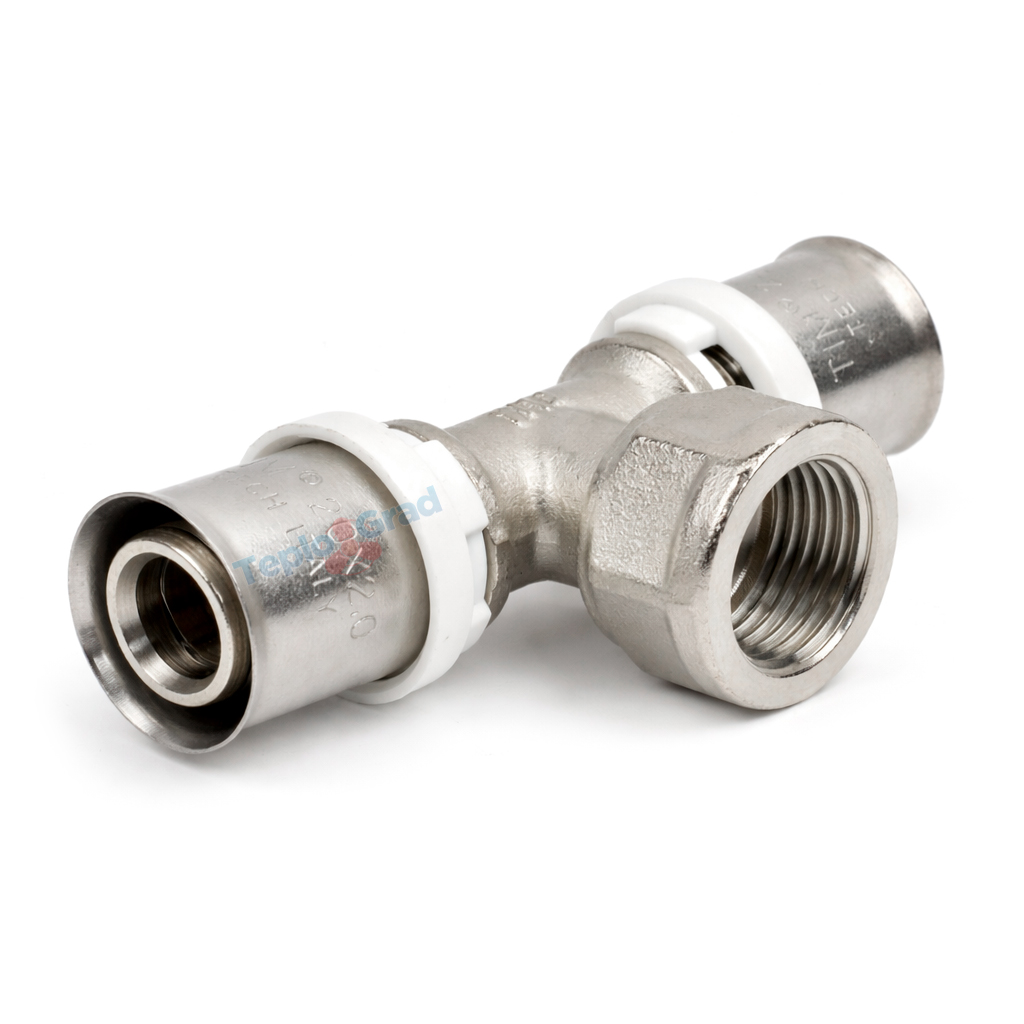 Пресс тройник TIM ВР 20x1/2x20