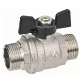 Шаровой кран Bugatti OREGON НР-НР 1, ручка бабочка