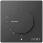 Терморегулятор Engo 230В, черный, непрограммируемый