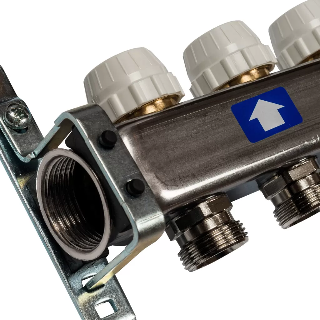 Коллектор Stout на 8 выходов из нержавеющей стали без расходомеров - SMS 0922 000008