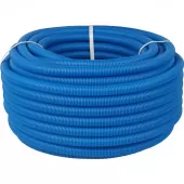 Труба гофрированная защитная ПНД Stout диаметром 25 мм, цвет синий