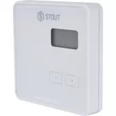 Беспроводной комнатный регулятор Stout R-8b, белый