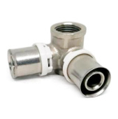 Пресс тройник с настенным креплением  TIM ВР 16x1/2