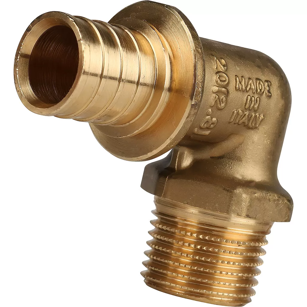 Угольник Stout НР 20x1/2 для труб из сшитого полиэтилена