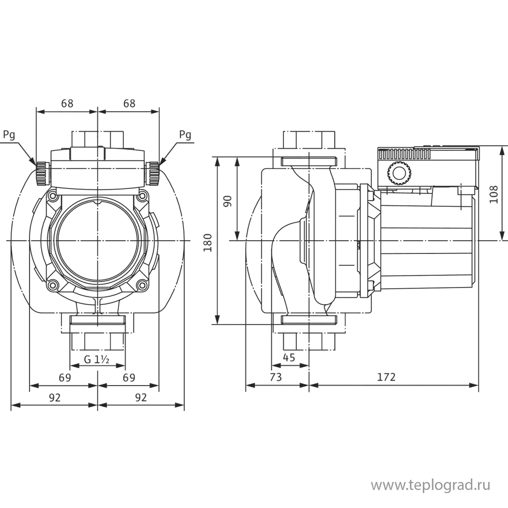 Циркуляционный насос Wilo TOP-S 25/10 DM PN6/10 3x400 Циркуляционный насос Wilo TOP-S 25/10 DM PN6/10 3x400