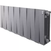 Биметаллический радиатор Royal Thermo PianoForte 300 Silver Satin 14 секций
