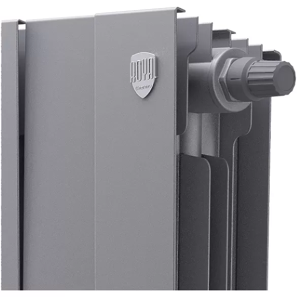 Биметаллический радиатор Royal Thermo PianoForte 500 Silver Satin VDR80 10 секций с нижним подключением